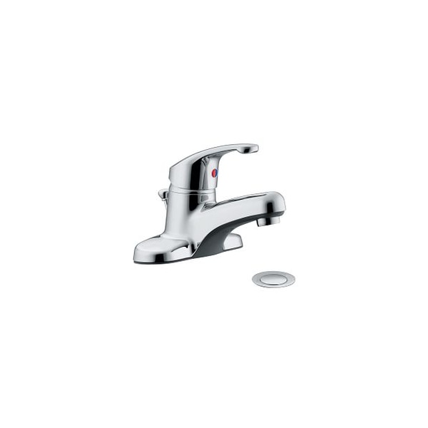 Chrome One-Handle Bathroom Faucet